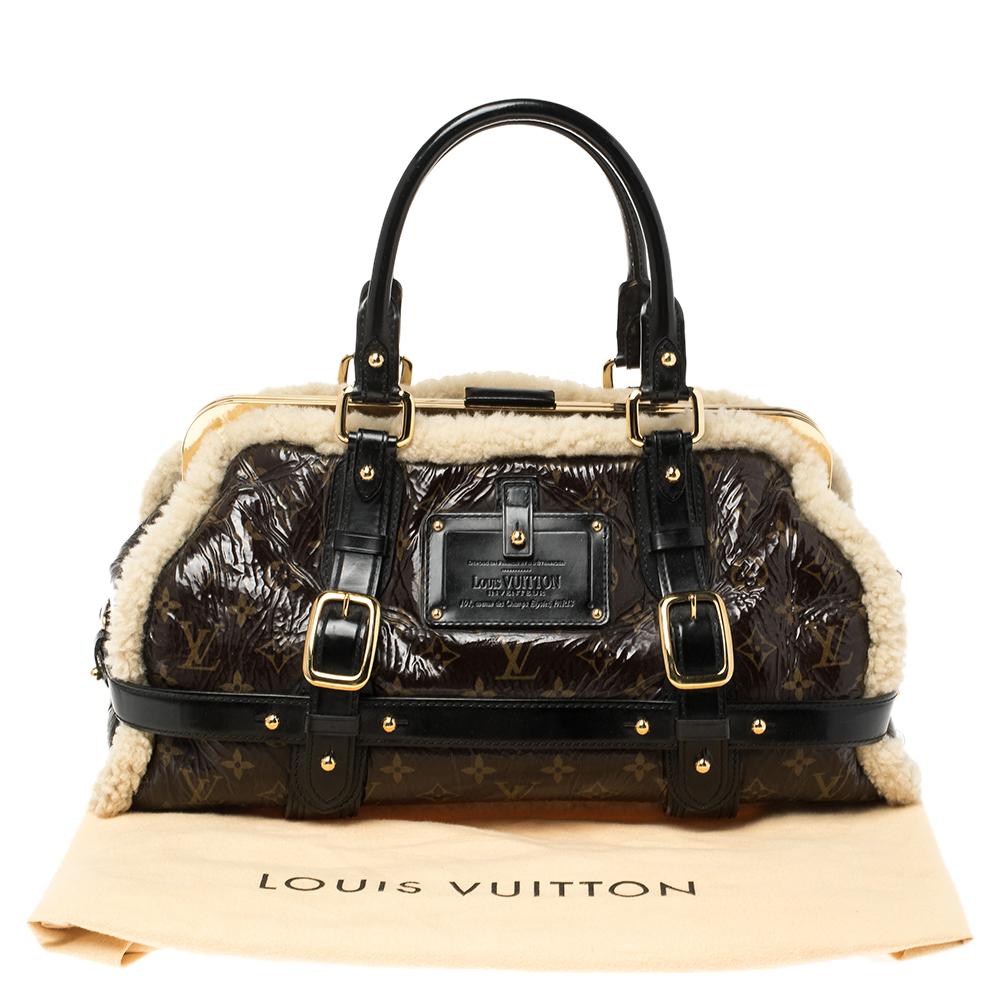 Louis Vuitton Monogram Limited Edition Shearling Thunder Bag 6