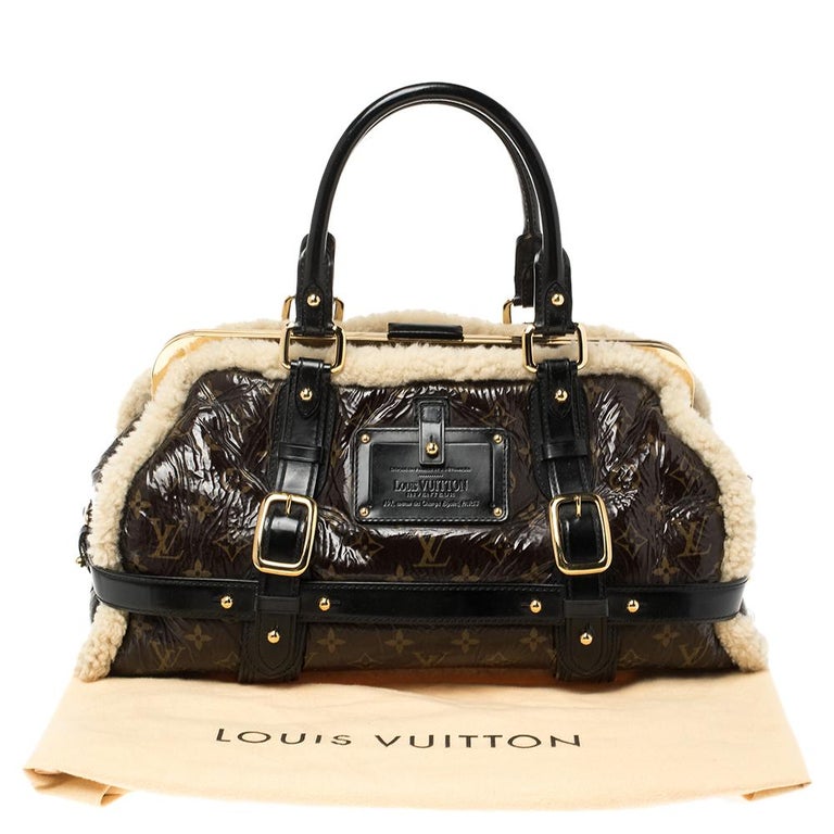 Louis Vuitton Monogram Limited Edition Shearling Thunder Bag at
