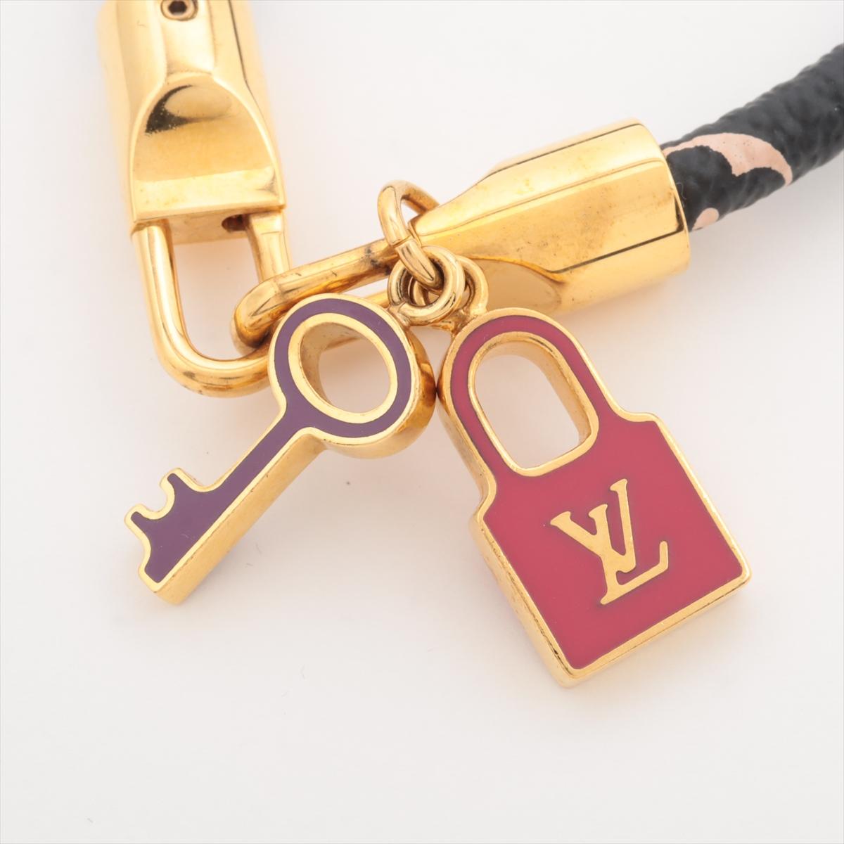  Louis Vuitton  Bracelet Monogram Lock it Multicolore Noir Pour femmes 