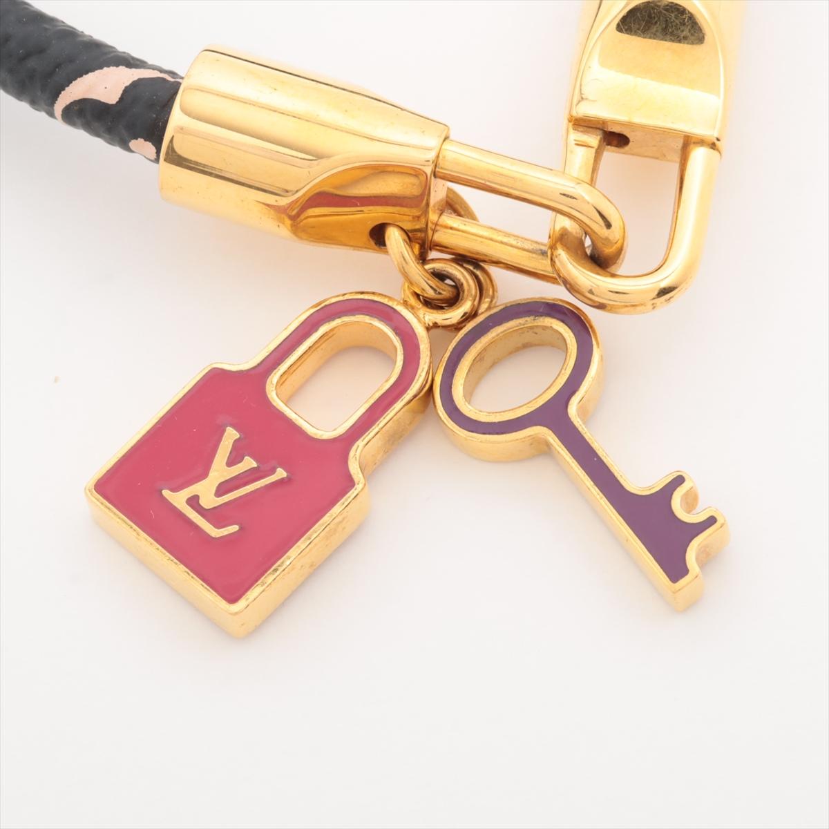Louis Vuitton  Monogram Lock it Bracelet Multicolor Black 1