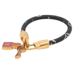 Louis Vuitton  Monogram Lock it Bracelet Multicolor Black