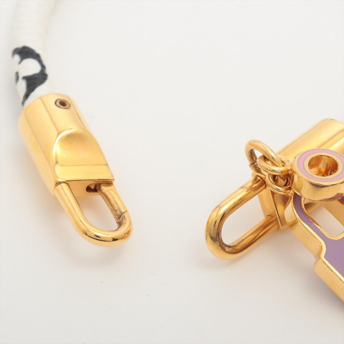 Louis Vuitton Monogram Lockit Bracelet Multicolor White 2