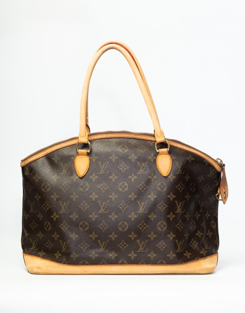 Louis Vuitton Monogram Lockit Horizontal Tote Bag mit Monogramm im Zustand „Gut“ im Angebot in Montreal, Quebec