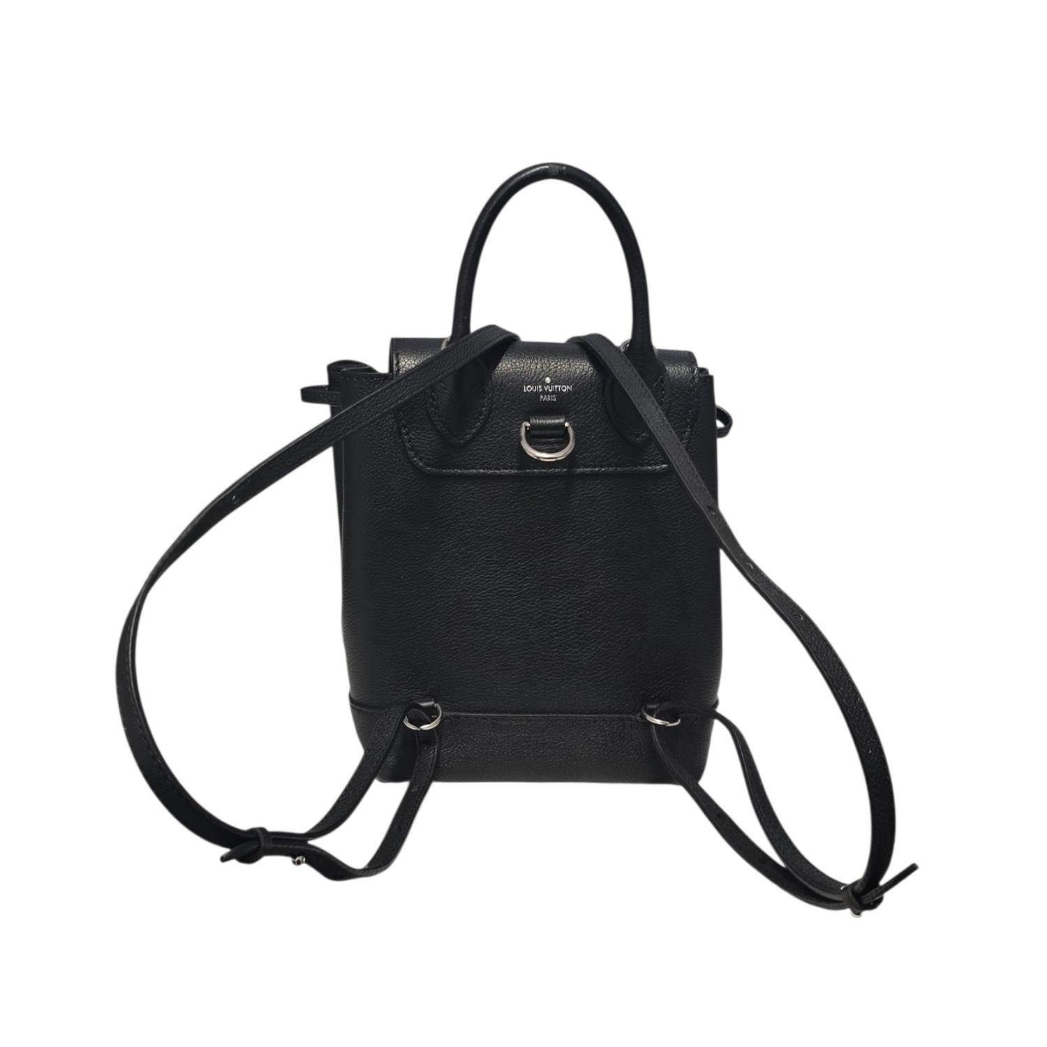 Nero Louis Vuitton Monogram Lockme Mini Backpack in vendita