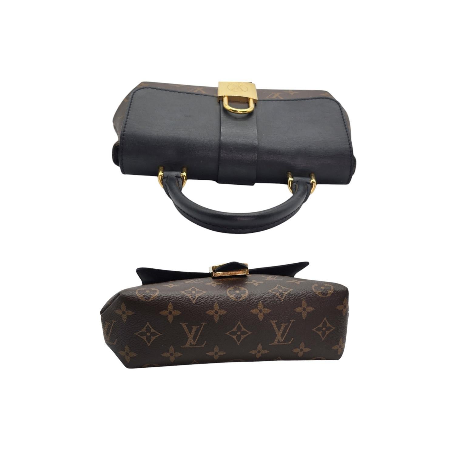 Louis Vuitton Monogram Locky BB Black Handbag For Sale 1