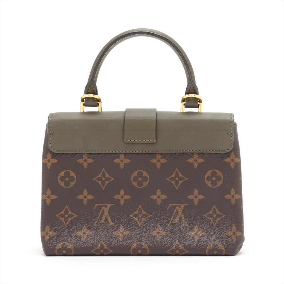 Louis Vuitton Monogram Locky BB Handbag Brown Khaki In Good Condition In Indianapolis, IN