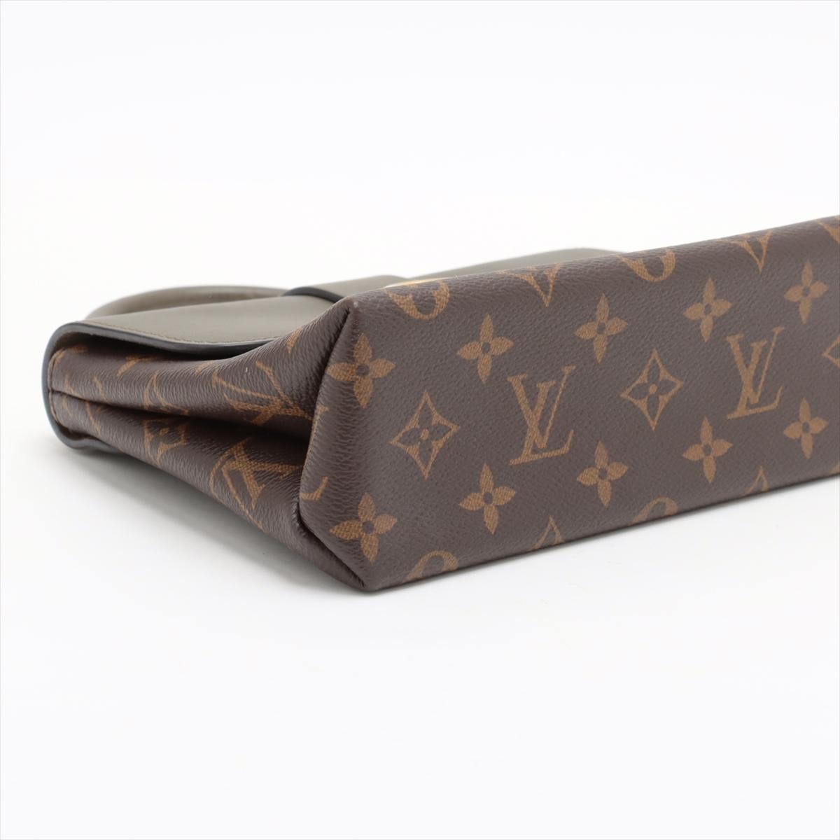 Louis Vuitton Monogram Locky BB Handbag Brown Khaki 1
