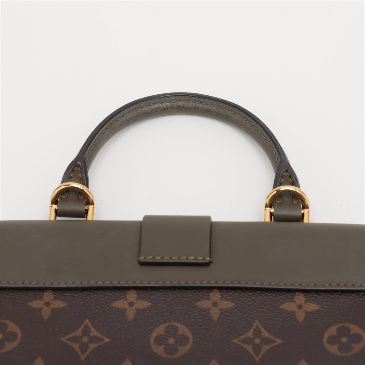 Louis Vuitton Monogram Locky BB Handbag Brown Khaki 3