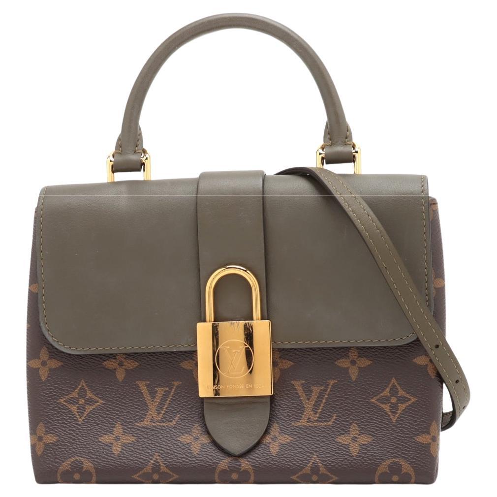 Louis Vuitton Monogram Locky BB Handbag Brown Khaki