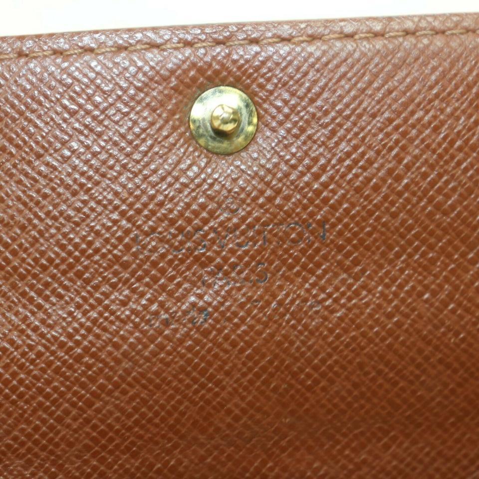 Louis Vuitton Porte-Trésor Long Sarah Monogramme  868586 Bon état - En vente à Dix hills, NY