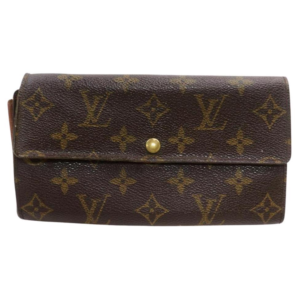Louis Vuitton Monogram Long Sarah Wallet Porte Tresor Monnaie Credit 860817