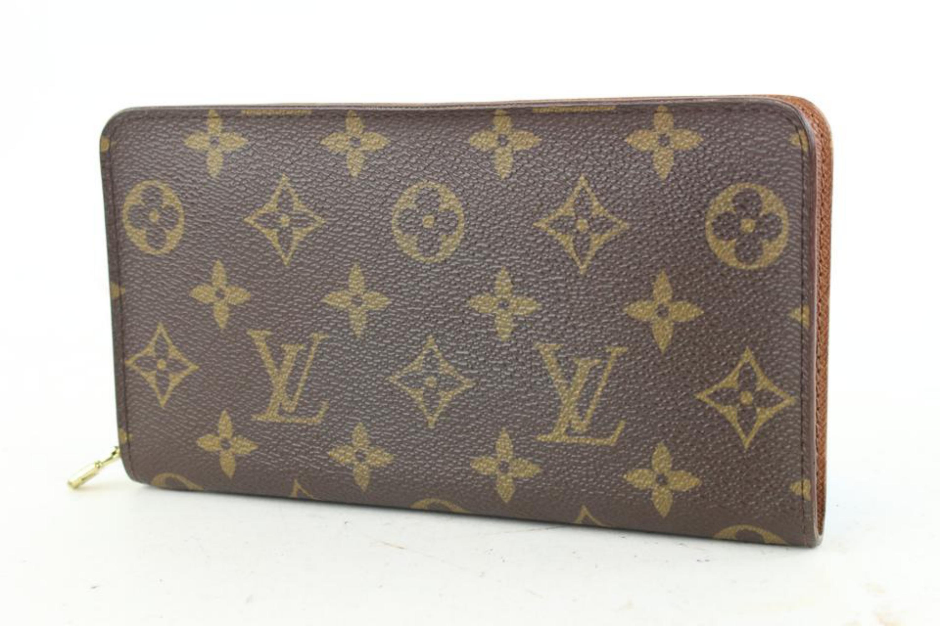 Louis Vuitton Monogram Long Zippy Wallet Zip Around 12lv323s
Date Code/Serial Number: CA0978
Made In: Spain
Measurements: Length:  7.2