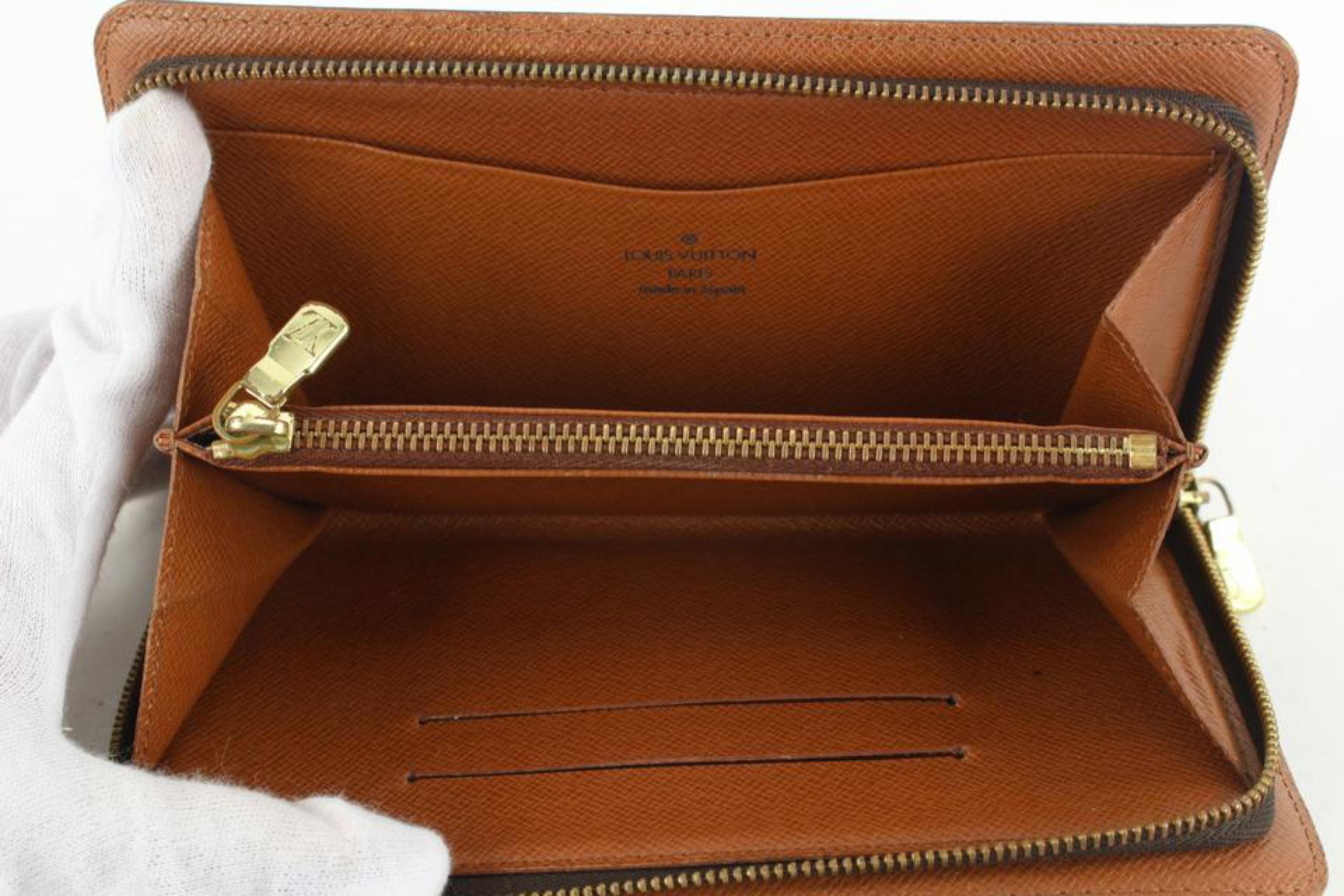 Louis Vuitton Monogram Long Zippy Wallet Zip Around 12lv323s In Good Condition In Dix hills, NY