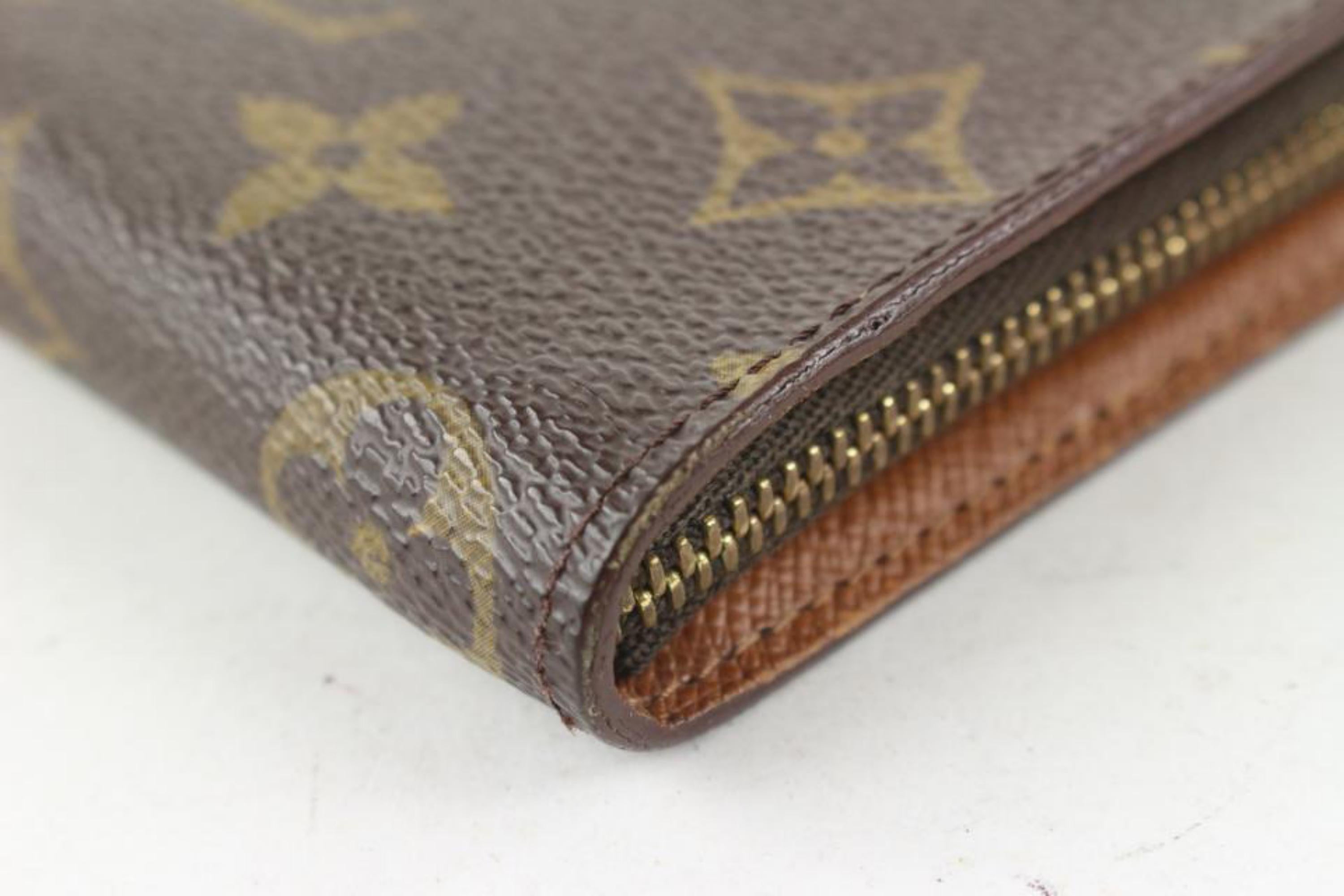 Louis Vuitton Monogram Long Zippy Wallet Zip Around 12lv323s 3