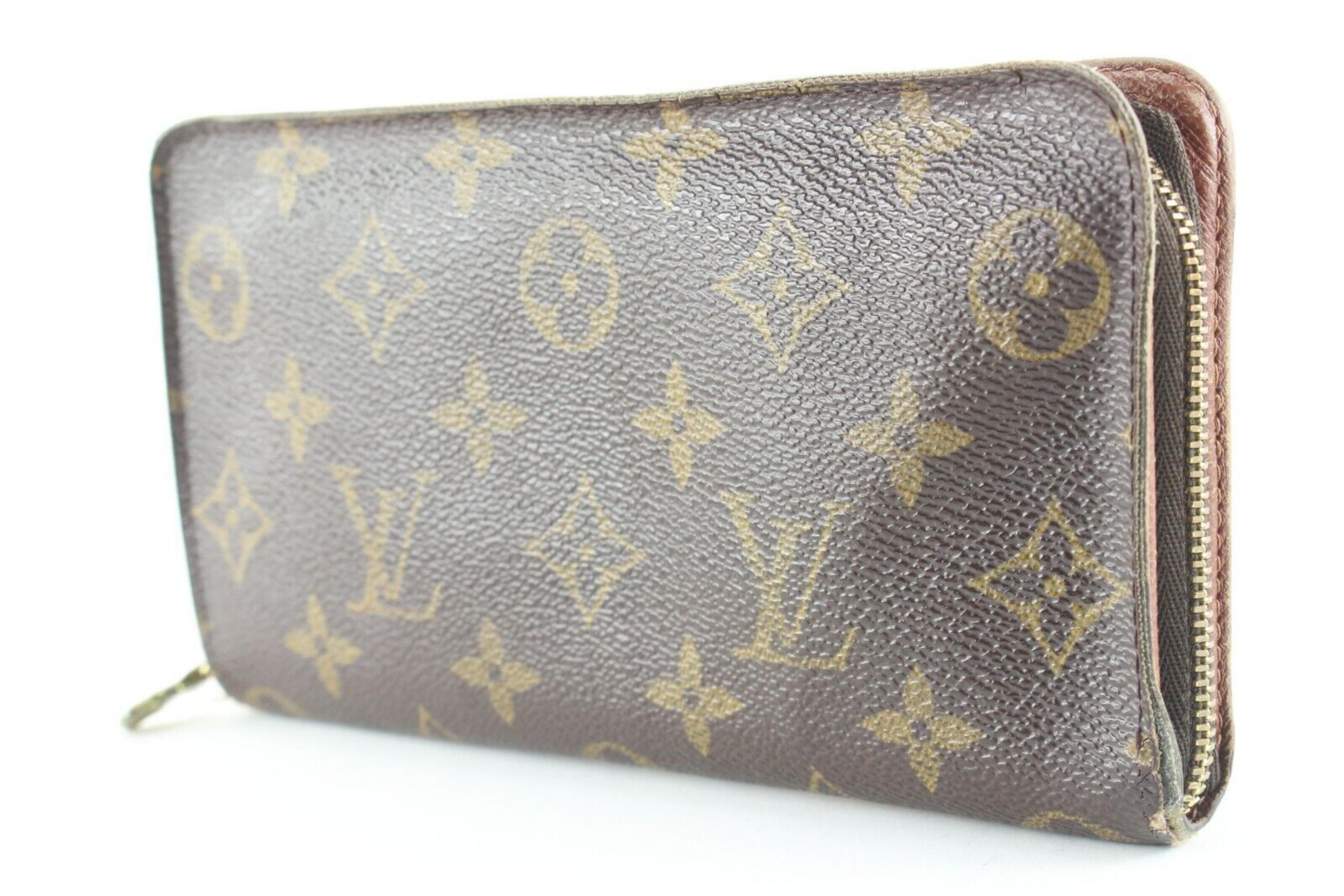 Louis Vuitton Monogram Long Zippy Wallet Zip Around 2LK0509 For Sale 6