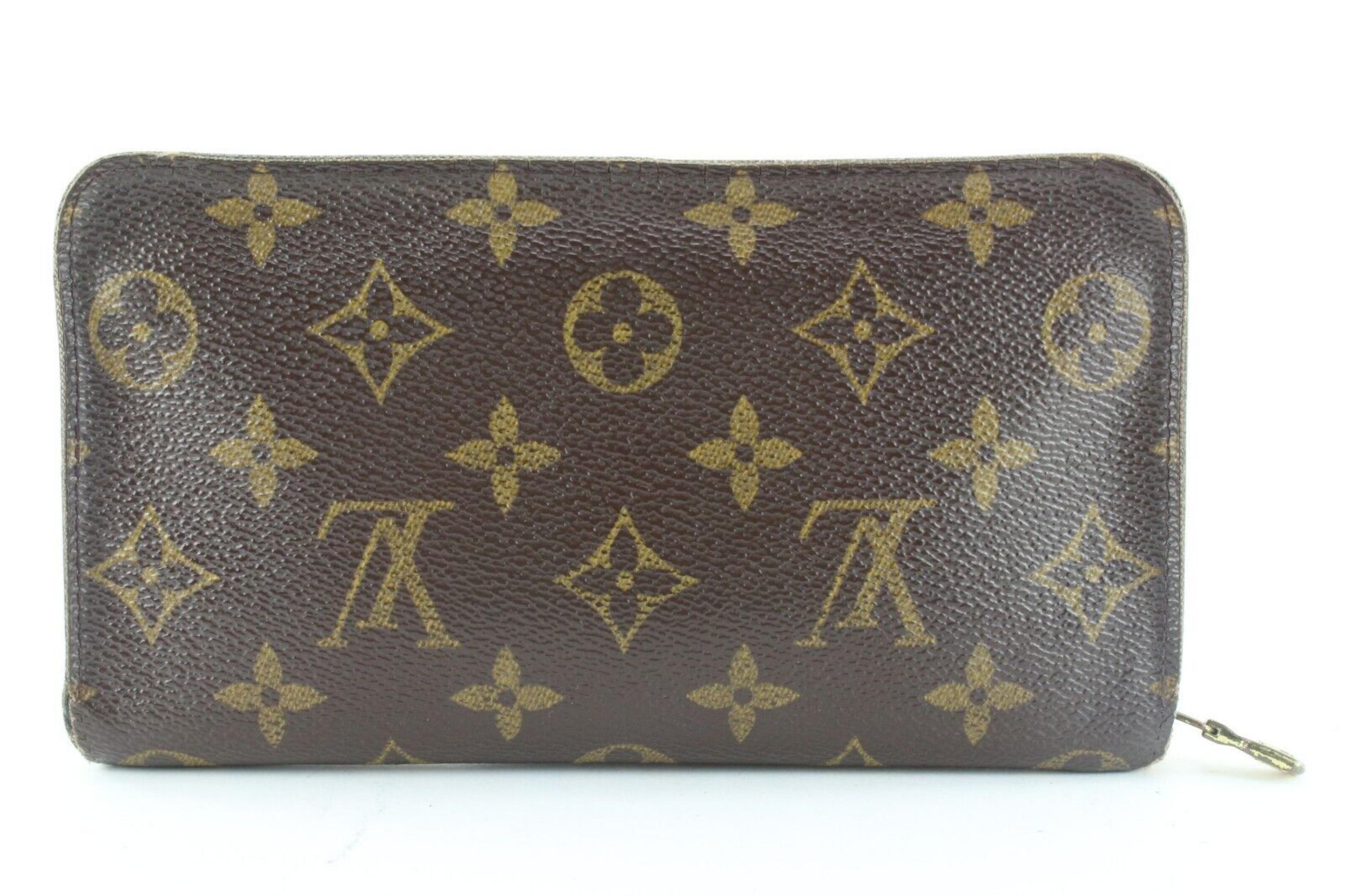 Women's Louis Vuitton Monogram Long Zippy Wallet Zip Around 2LK0509 For Sale