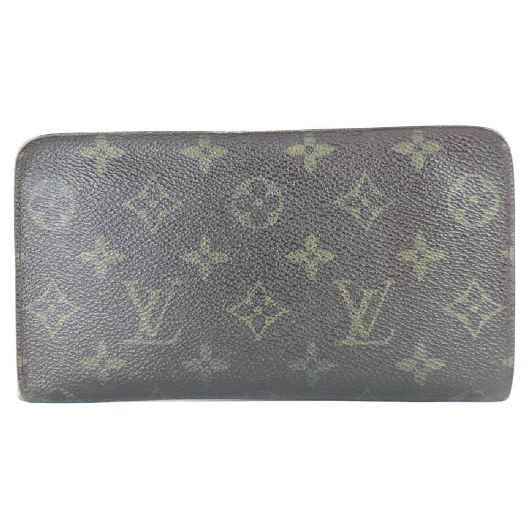 Louis Vuitton Monogram Long Zippy Wallet Zip Around 51LV713