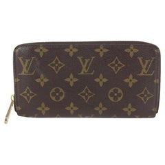 Louis Vuitton Monogram Long Zippy Wallet Zip Around Continental 910lv1