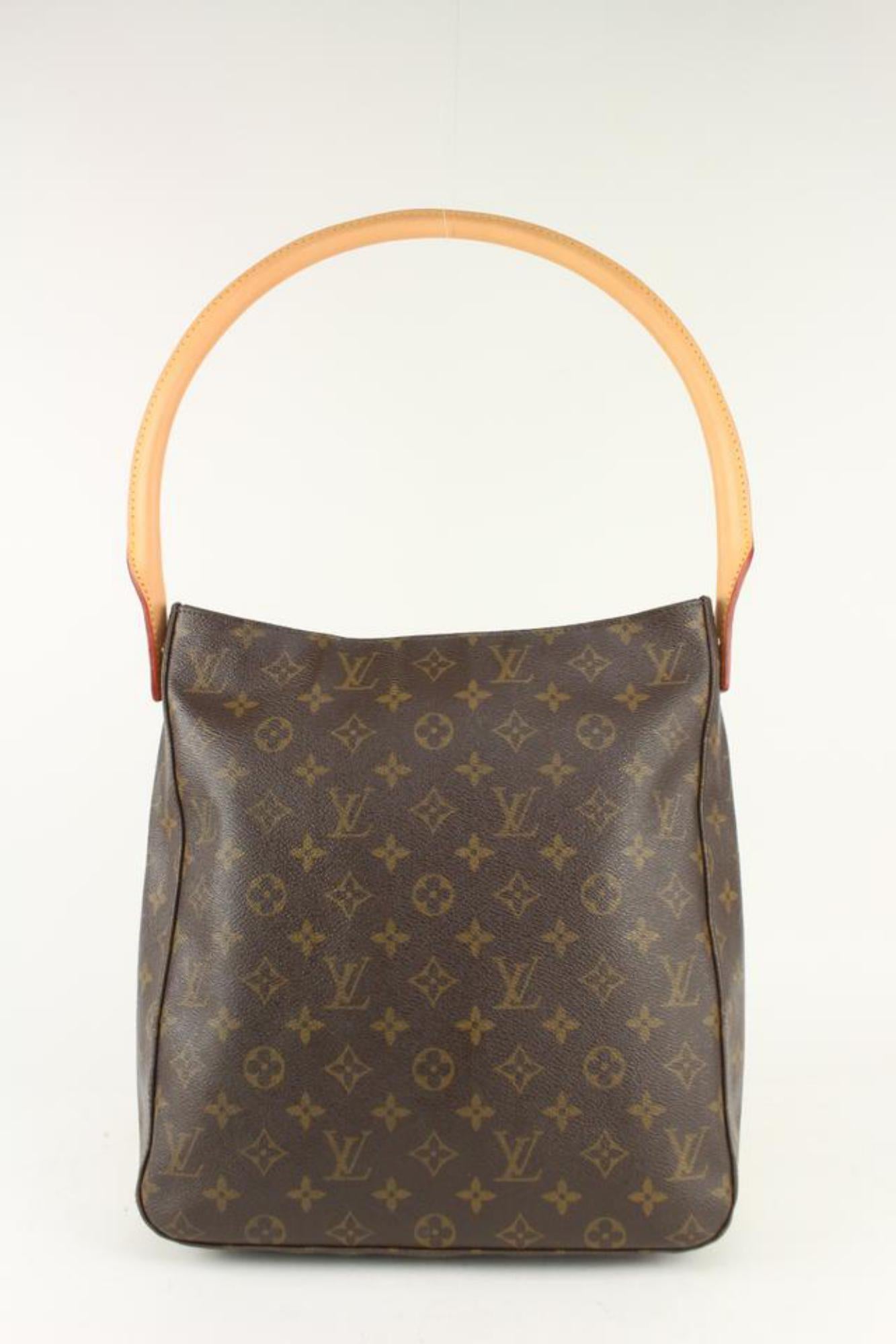 Louis Vuitton Monogram Looping GM Zip Hobo Bag 1026lv44 For Sale 1