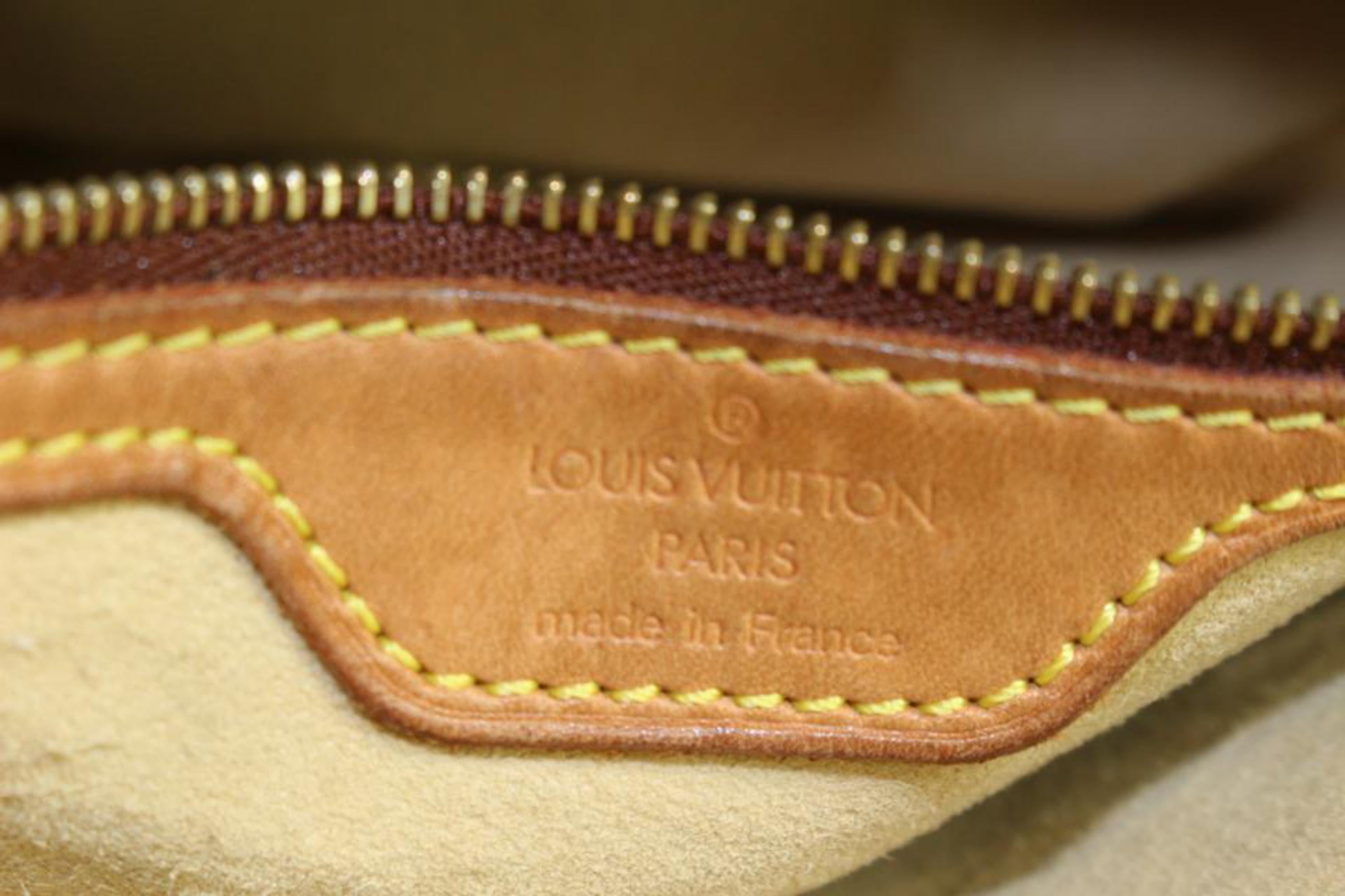 Louis Vuitton - Sac hobo Looping GM avec fermeture éclair et monogramme 1026lv44 en vente 4
