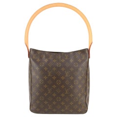 Louis Vuitton - Sac hobo Looping GM avec fermeture éclair et monogramme 1026lv44