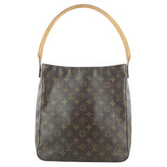 Vintage Louis Vuitton Monogram Looping GM Zip Hobo Bag 194lvs29