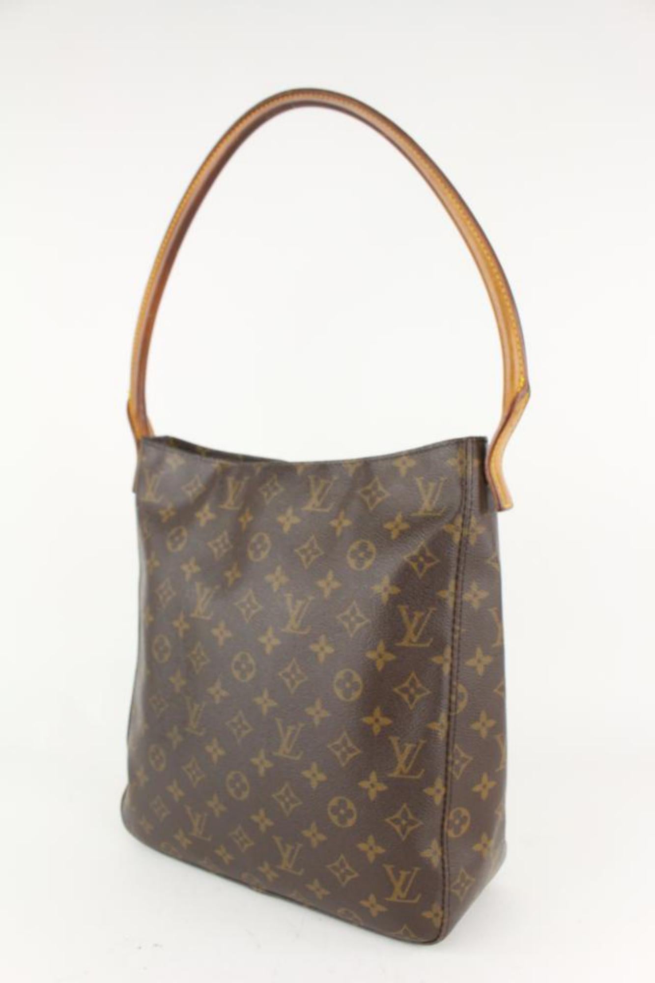 Louis Vuitton Monogram Looping GM Zip Hobo Bag 1LV1021 For Sale 6