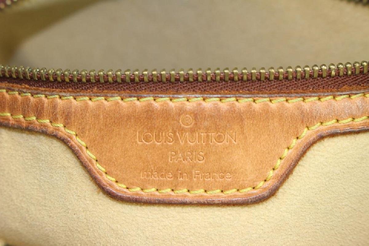 Louis Vuitton Monogram Looping GM Zip Hobo Bag 1LV1021 In Good Condition For Sale In Dix hills, NY