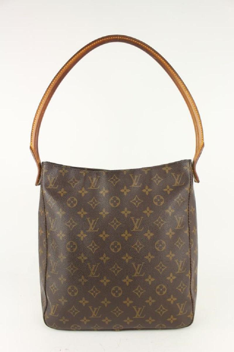 Louis Vuitton Monogram Looping GM Zip Hobo Bag 1LV1021 For Sale 2