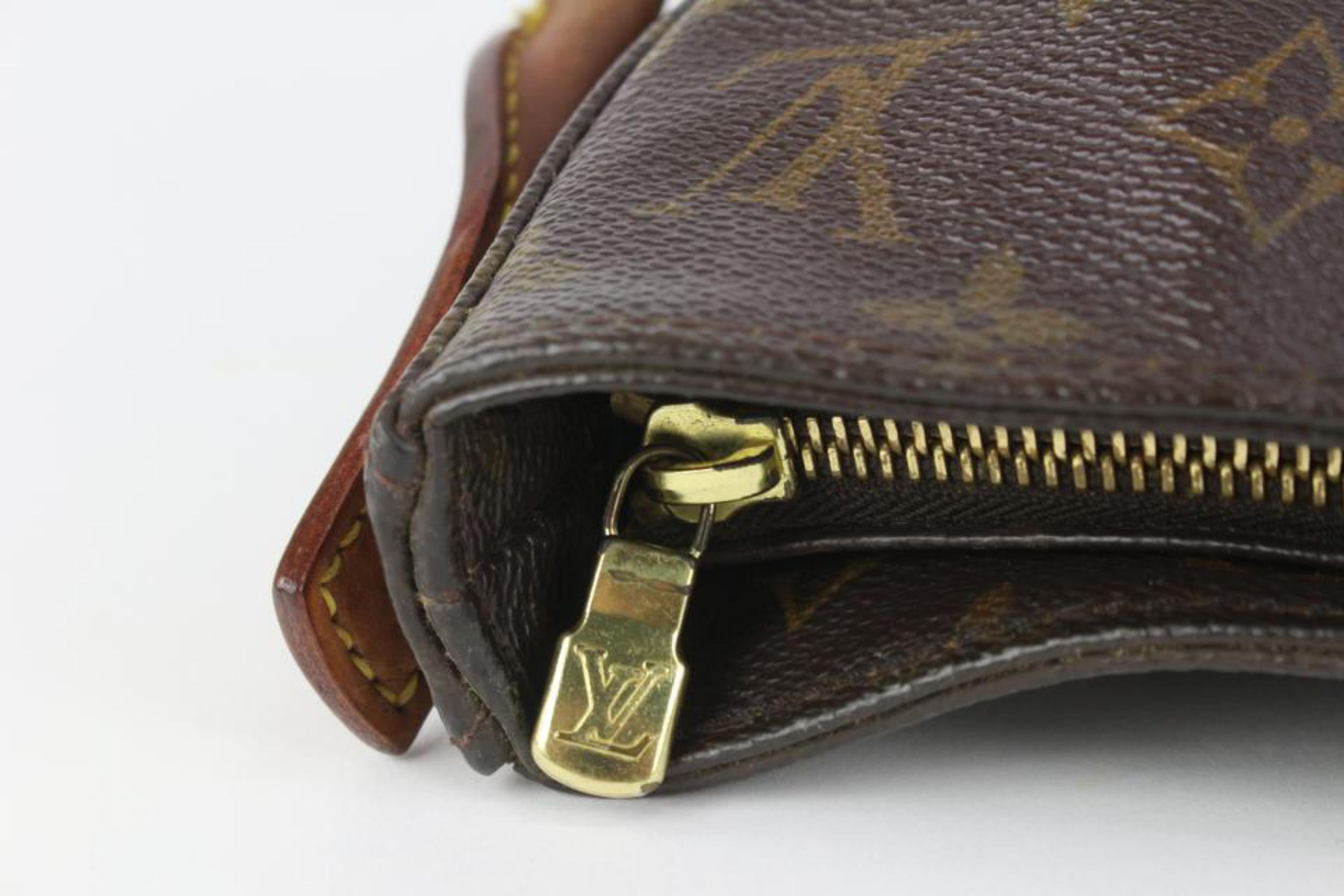 Black Louis Vuitton Monogram Looping GM Zip Hobo Bag 1LV714a For Sale