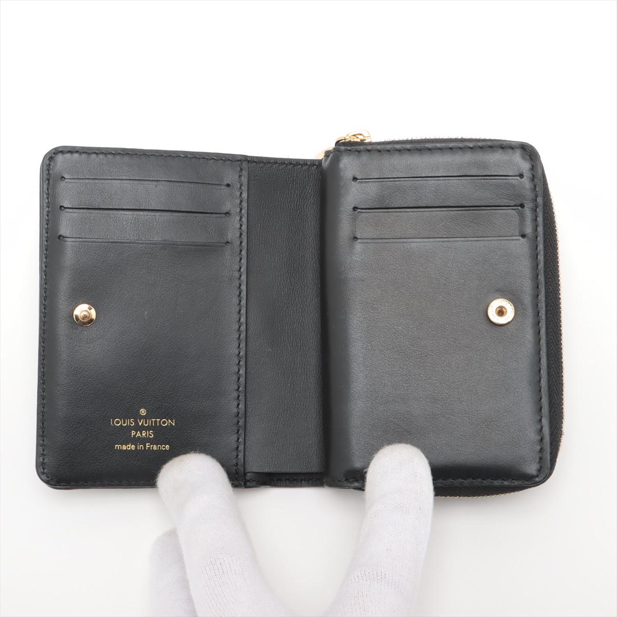 Women's Louis Vuitton Monogram Lou Wallet Black For Sale