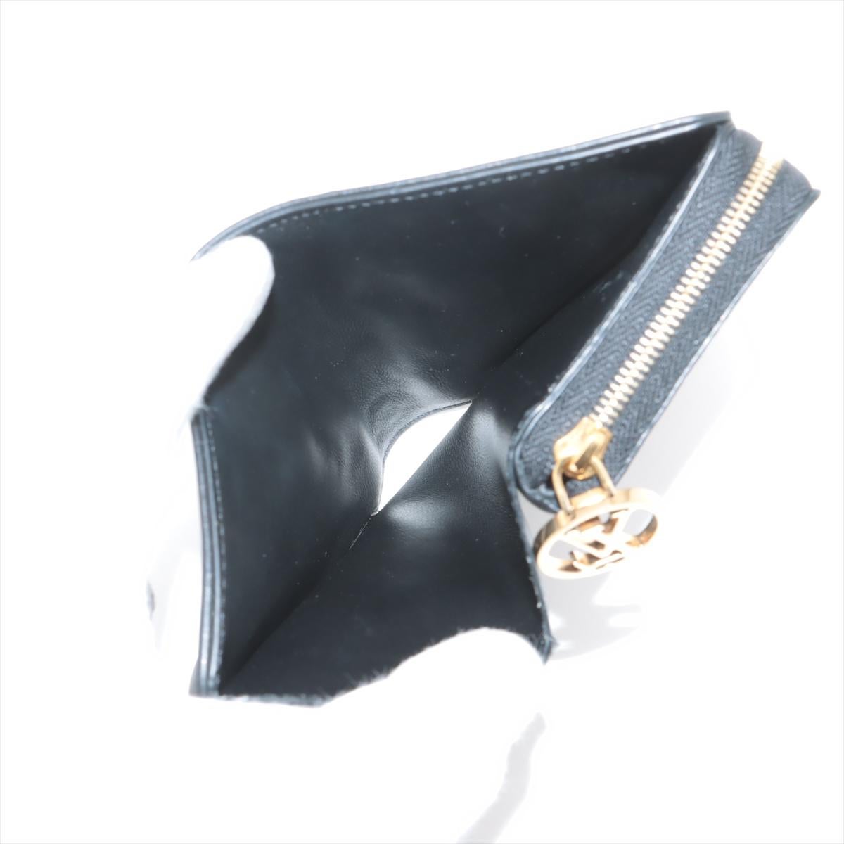 Louis Vuitton Monogram Lou Wallet Black For Sale 1