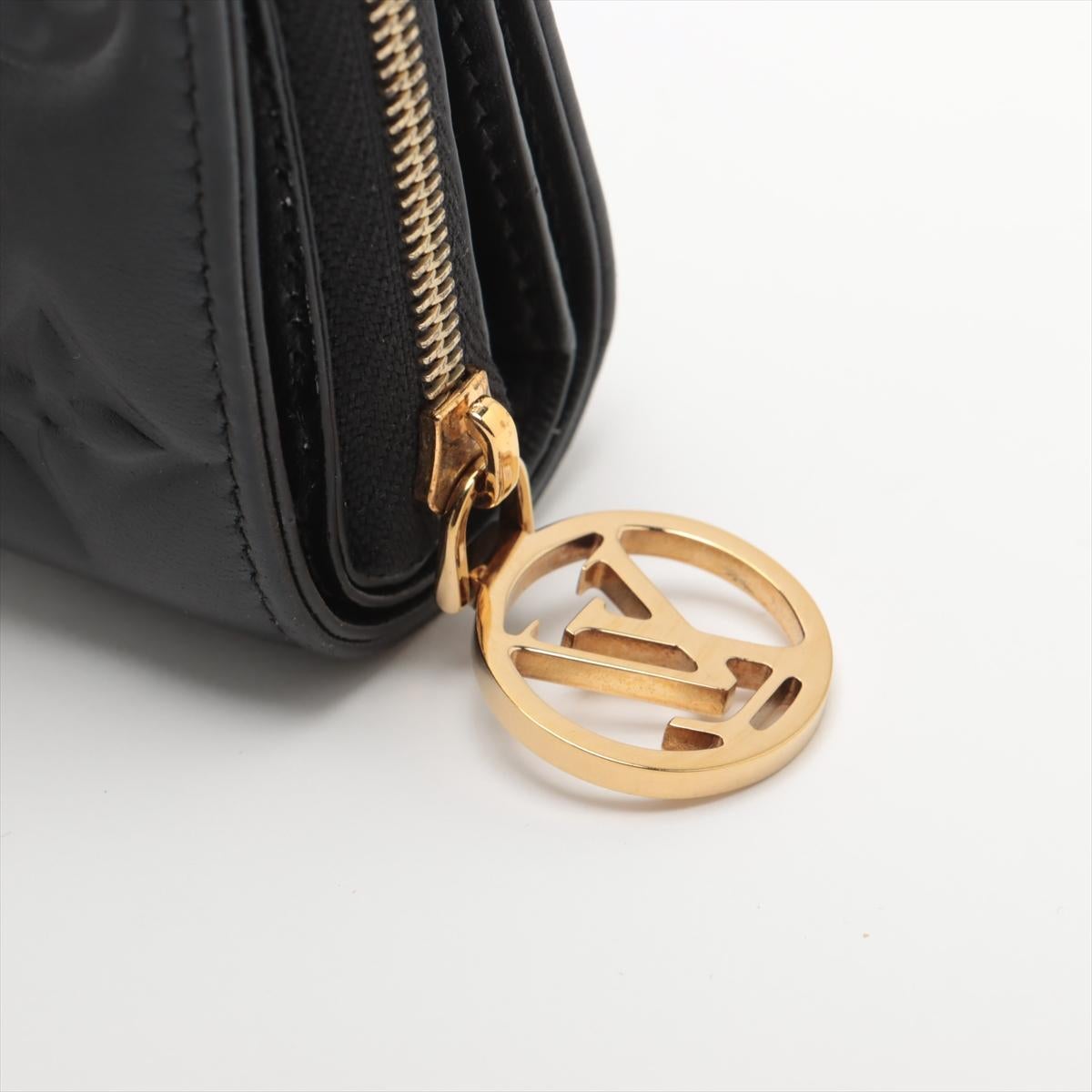 Louis Vuitton Monogram Lou Wallet Black For Sale 5