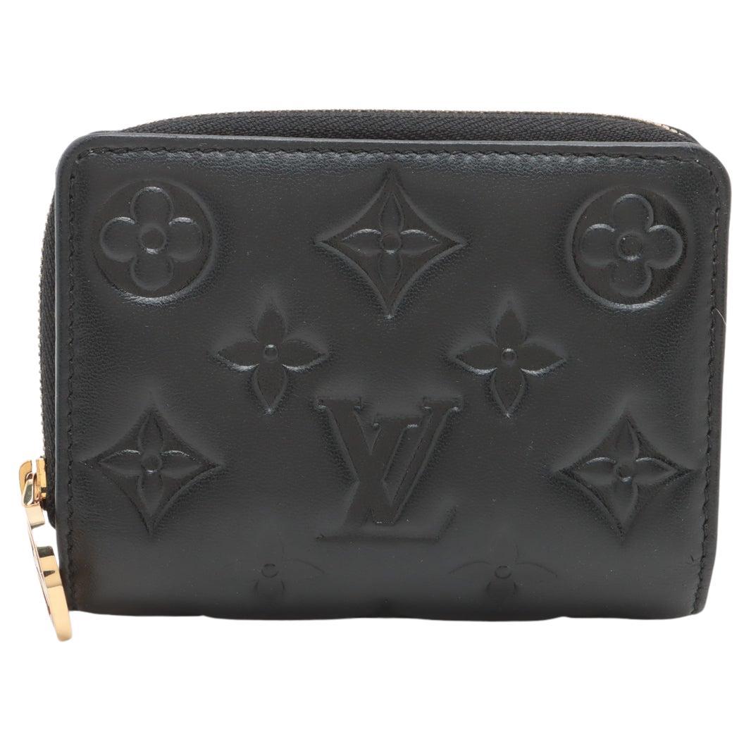 Louis Vuitton Monogram Lou Wallet Black For Sale