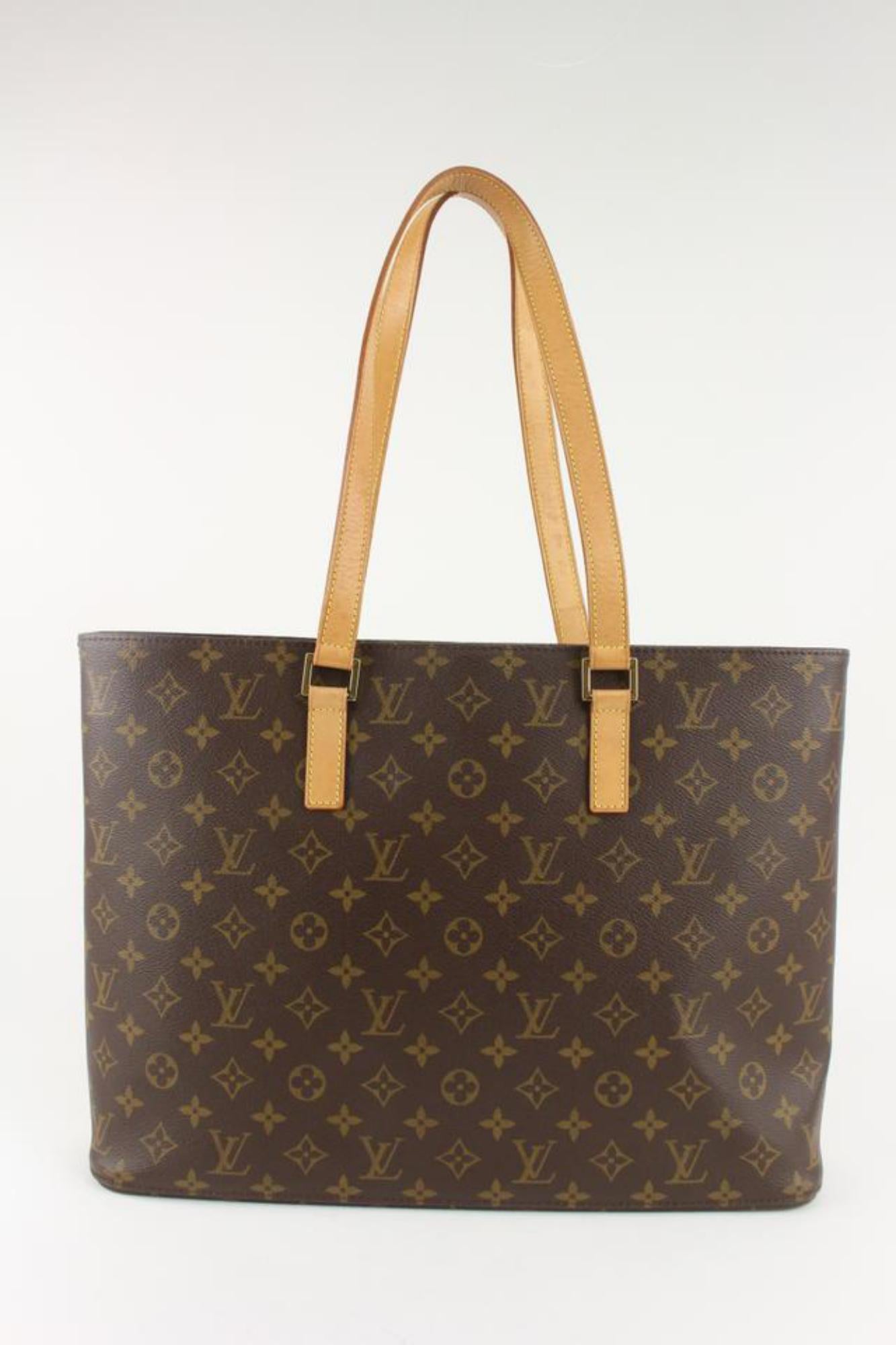 Louis Vuitton Monogram Luco Structured Zip Tote bag 1210lv37 3