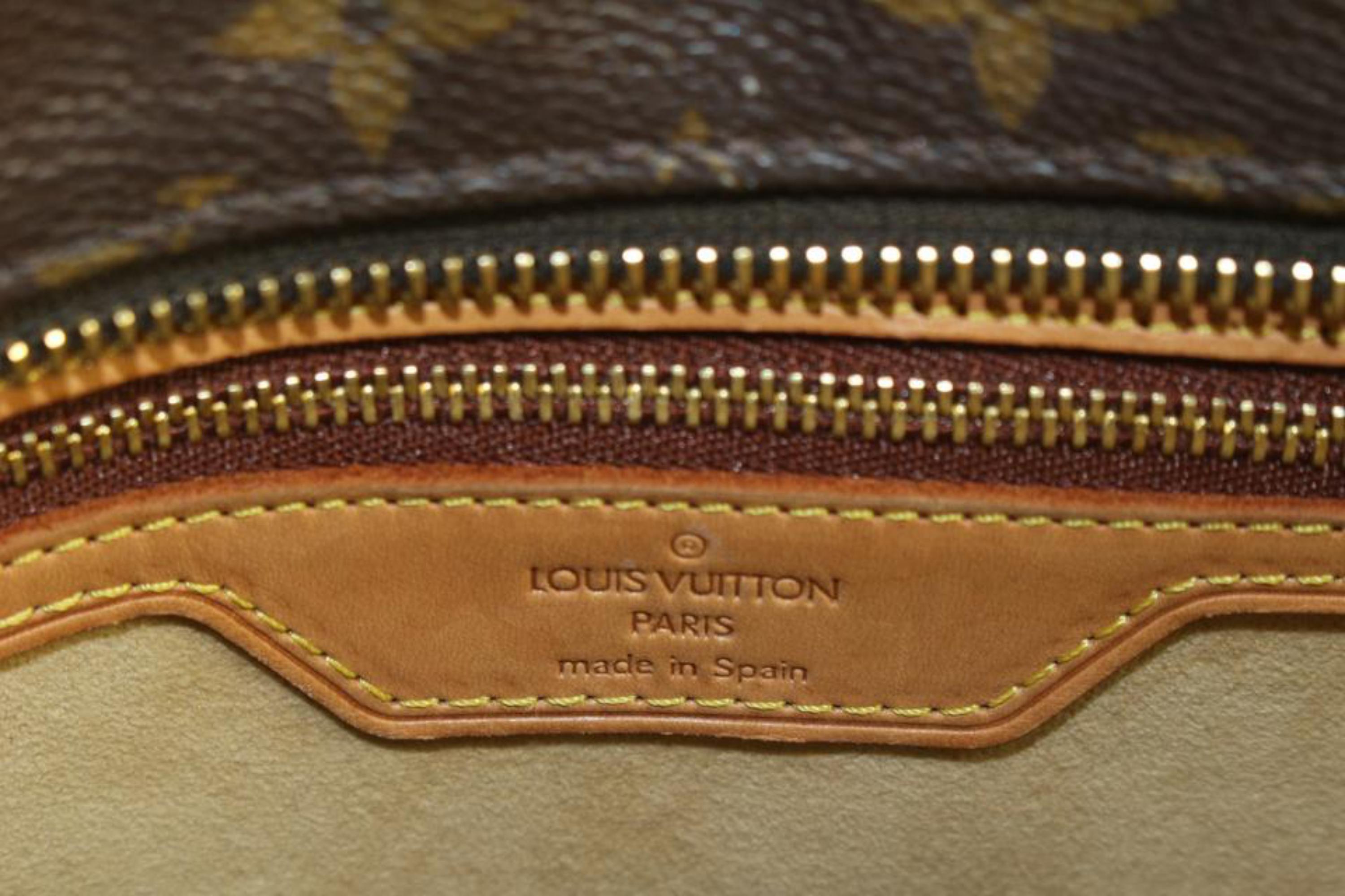 Louis Vuitton Monogrammierte Luco Umhängetasche mit Reißverschluss 37lk613s im Angebot 5