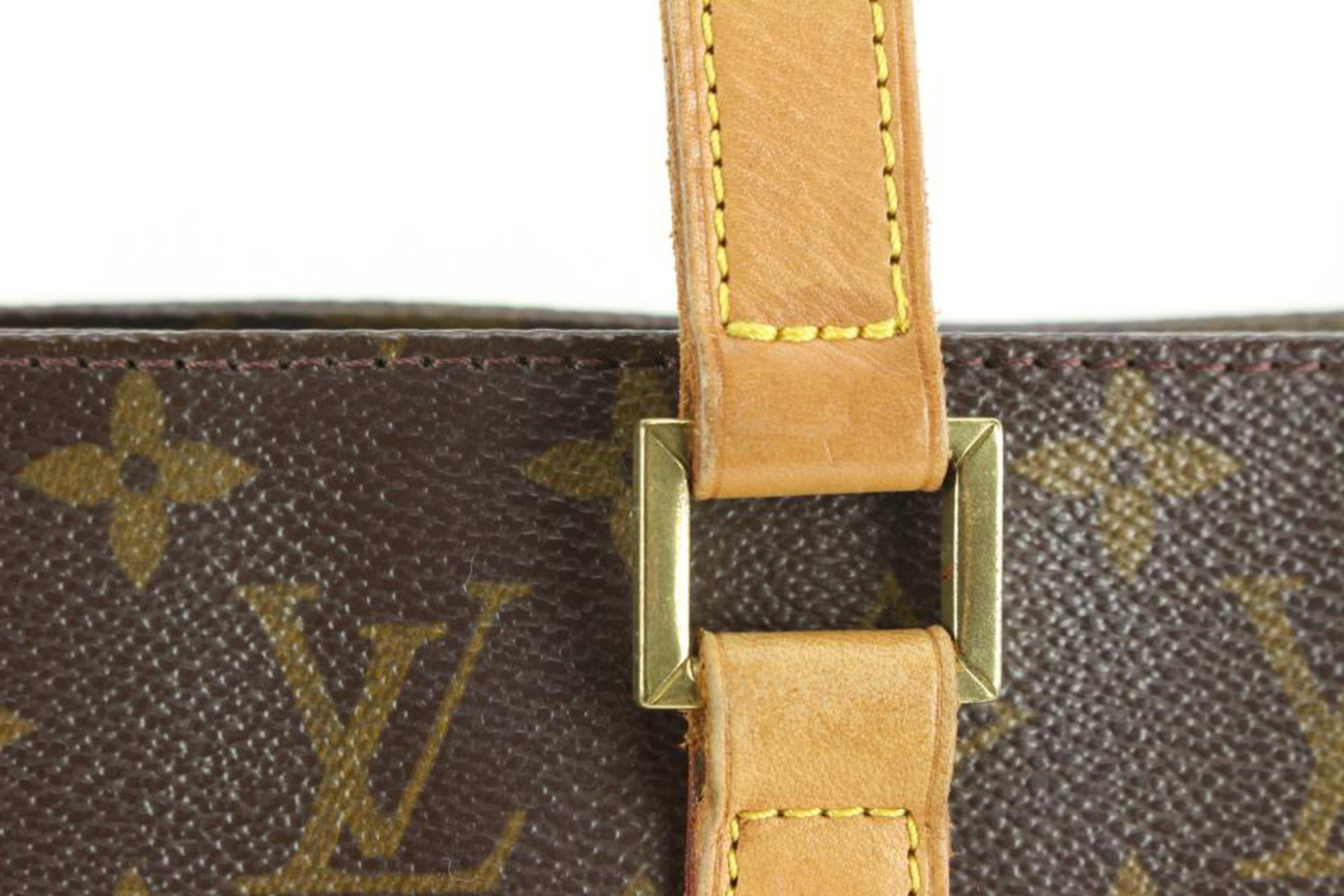 Louis Vuitton Monogrammierte Luco Umhängetasche mit Reißverschluss 37lk613s (Grau) im Angebot