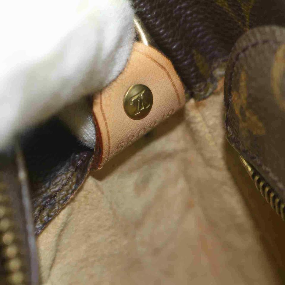 Brown Louis Vuitton Monogram Luco Zip Tote 860594