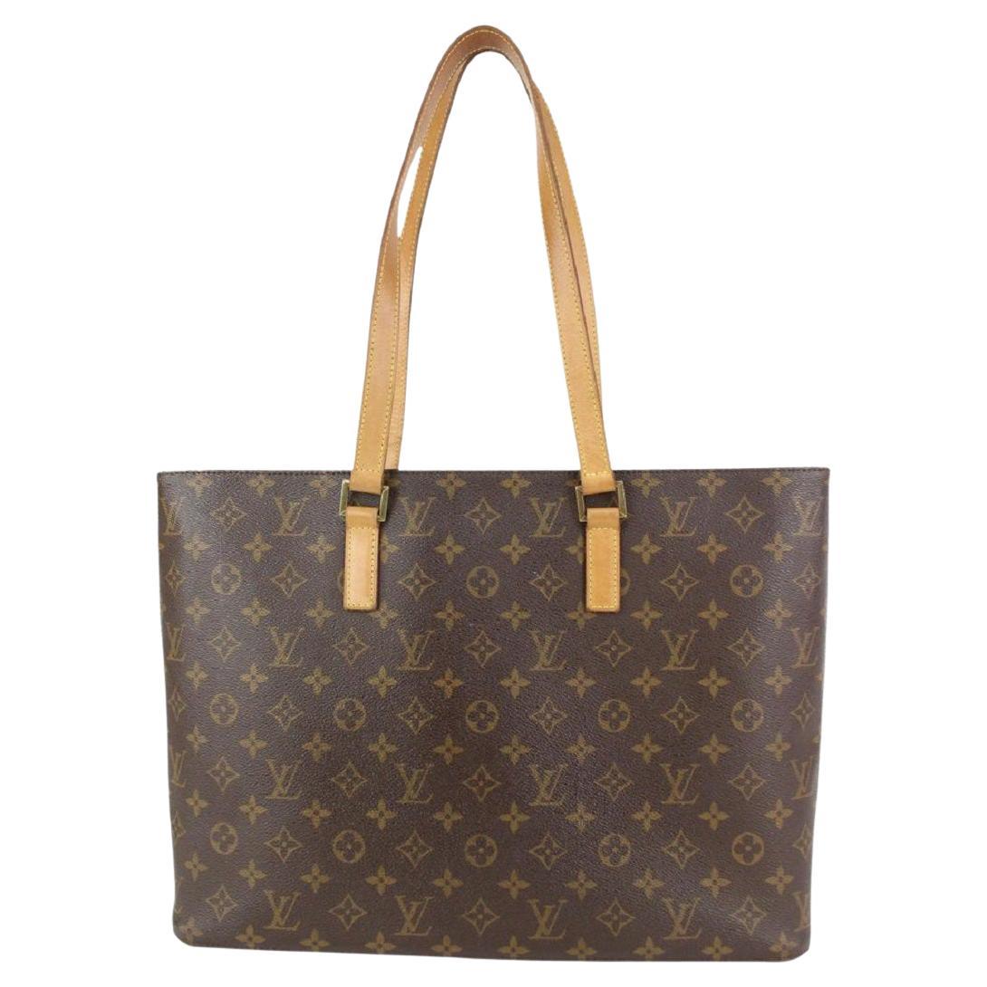 Louis Vuitton Clear Monogram Sac Cabas Cruise Ambre GM Tote Bag with Pouch  For Sale at 1stDibs