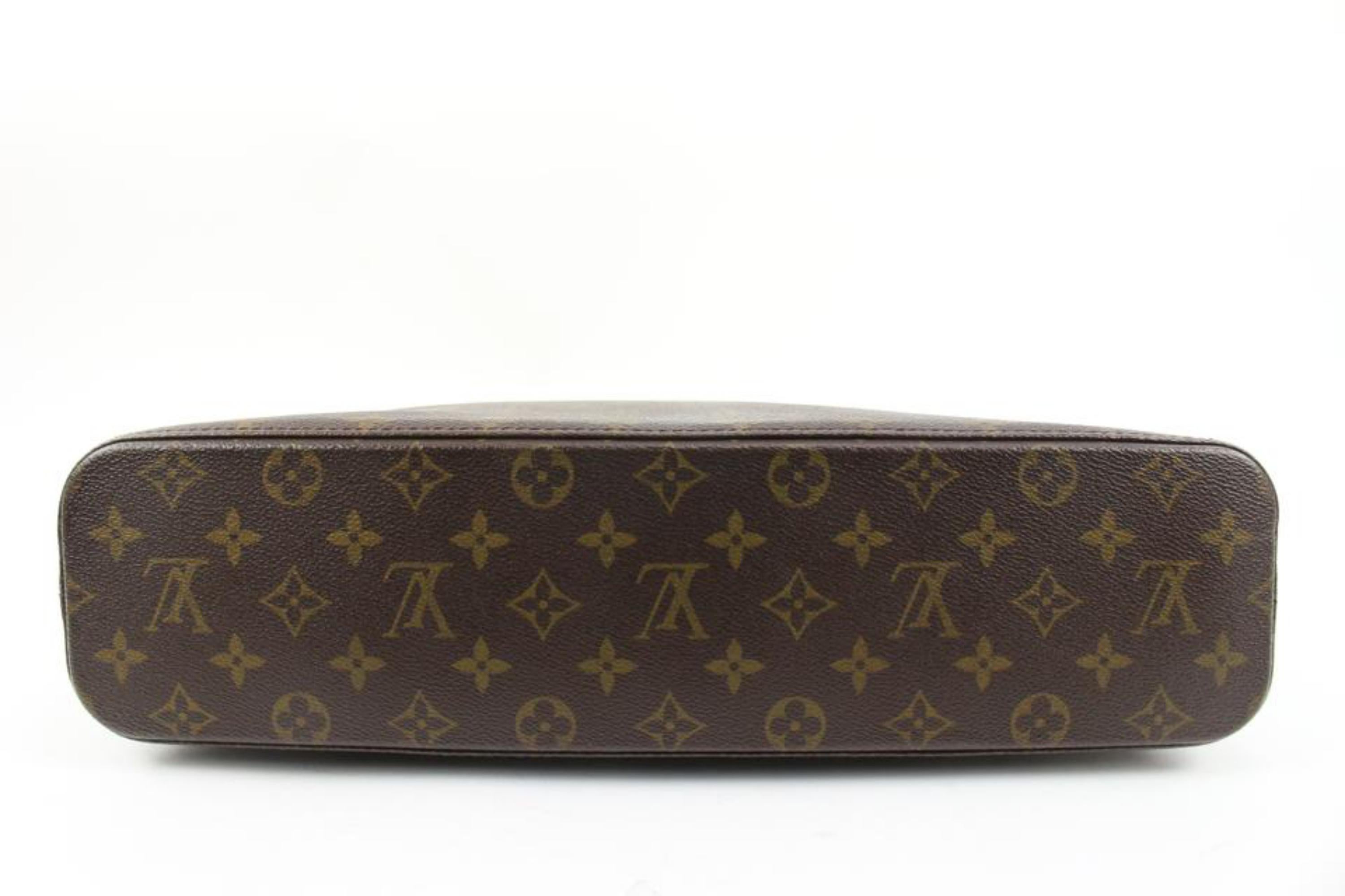 Black Louis Vuitton Monogram Luco Zip Tote Shoulder Bag 83lv225s For Sale