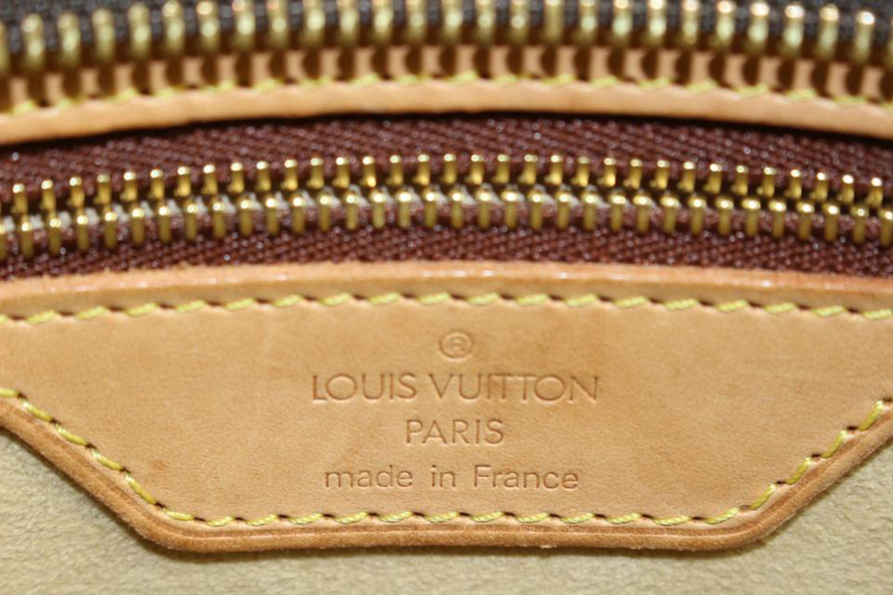Women's Louis Vuitton Monogram Luco Zip Tote Shoulder Bag 83lv225s