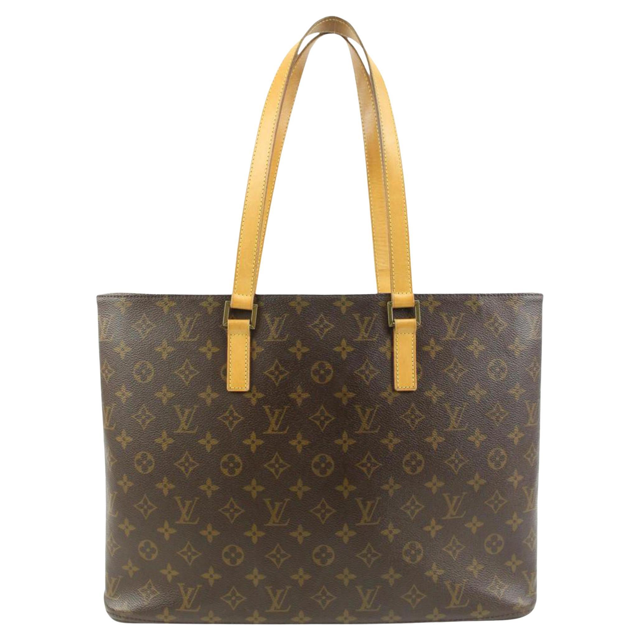 Louis Vuitton Monogram Luco Zip Tote Shoulder Bag 83lv225s