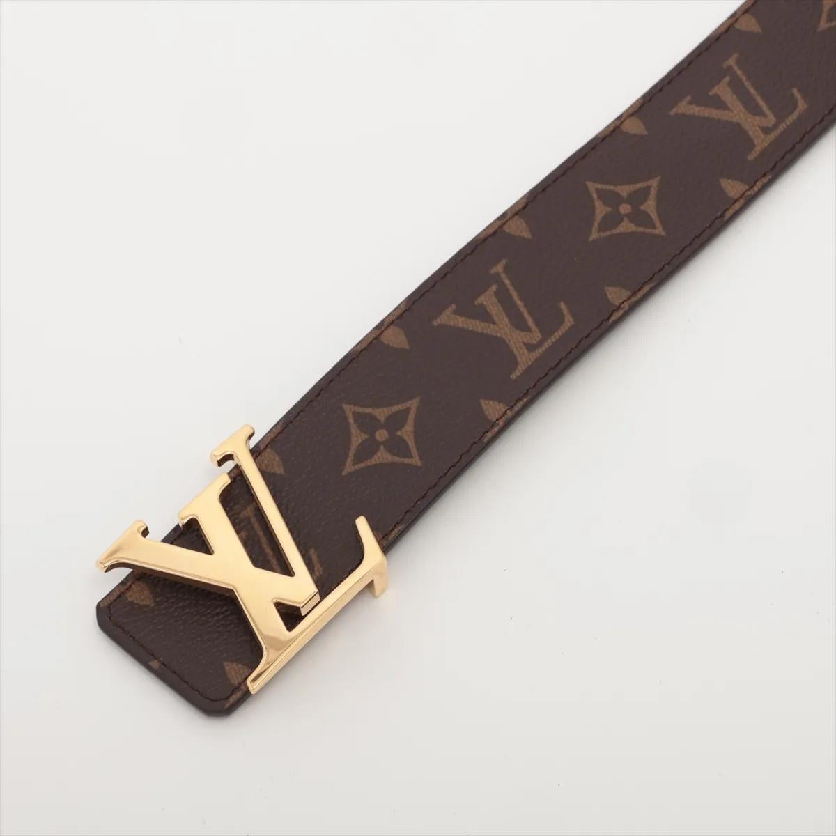 Nero Cintura Louis Vuitton Monogram LV Initiales in vendita