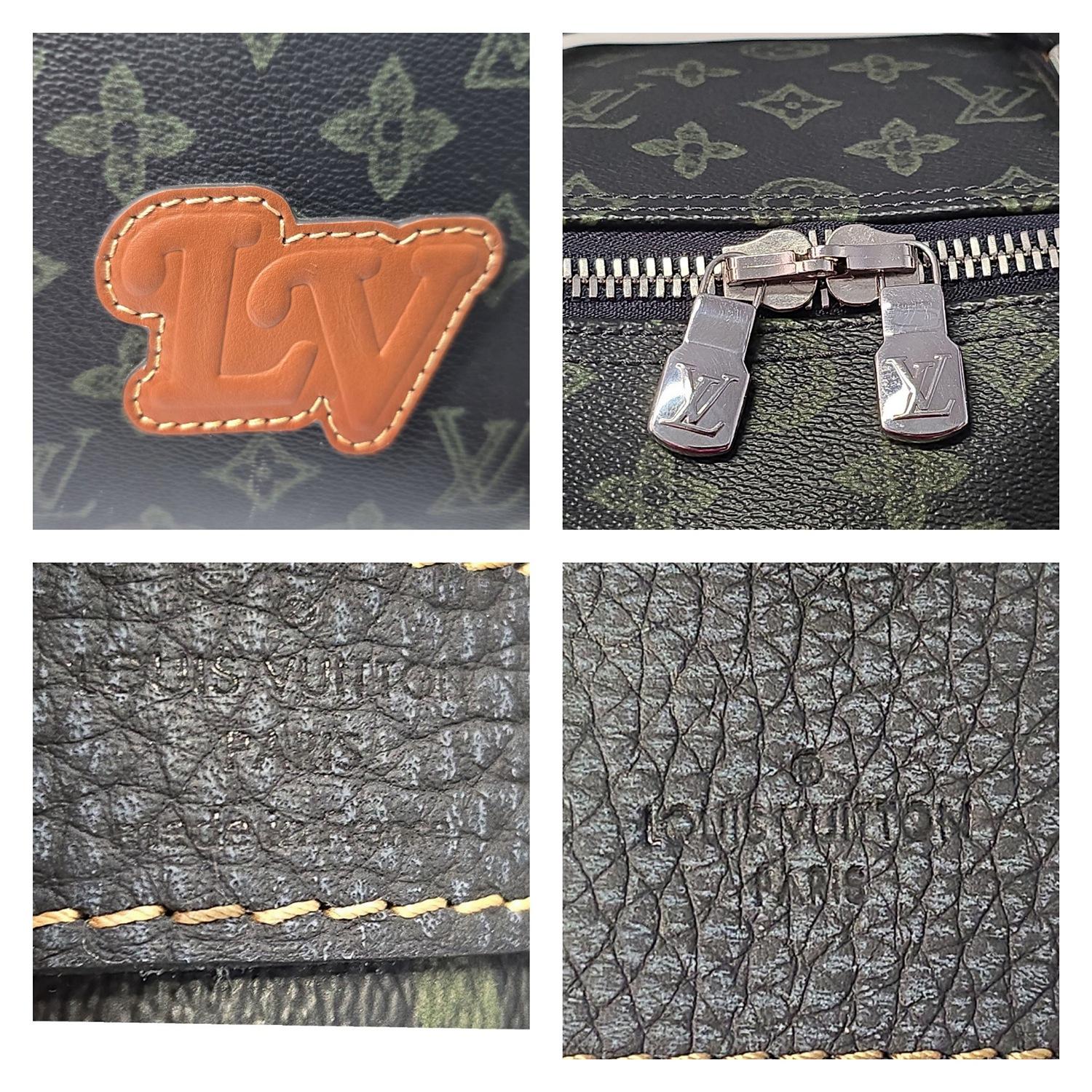 Louis Vuitton Monogram LV Record Keepall Bandouliere 50 Dark Green For Sale 2