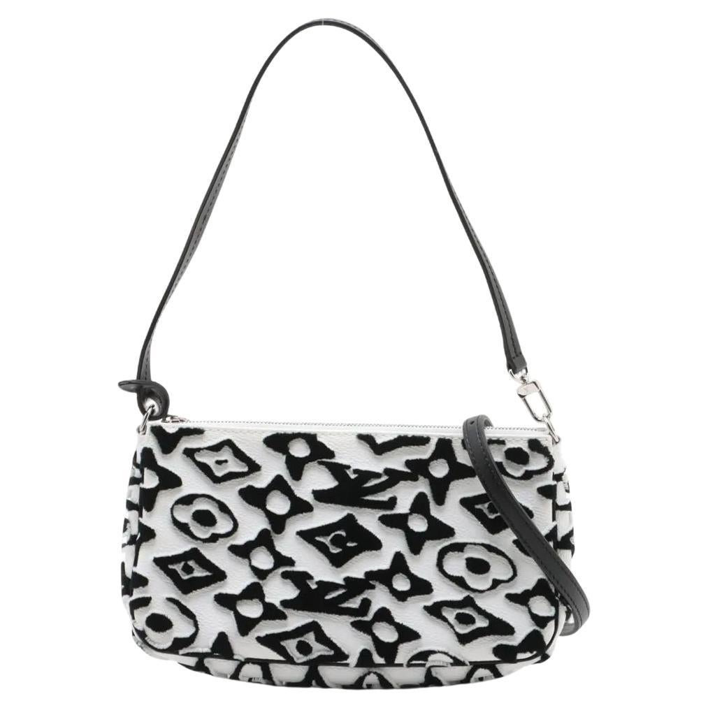 Louis Vuitton Monogram LV x UF Pochette Accessoires Black x White For Sale