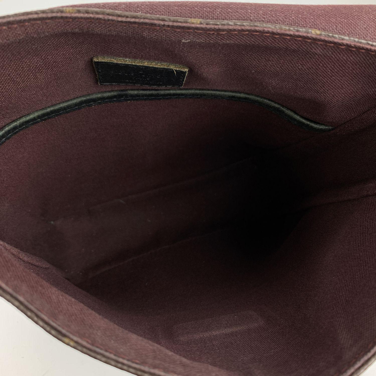 Louis Vuitton Monogram Macassar Bass PM Messenger Bag Damen