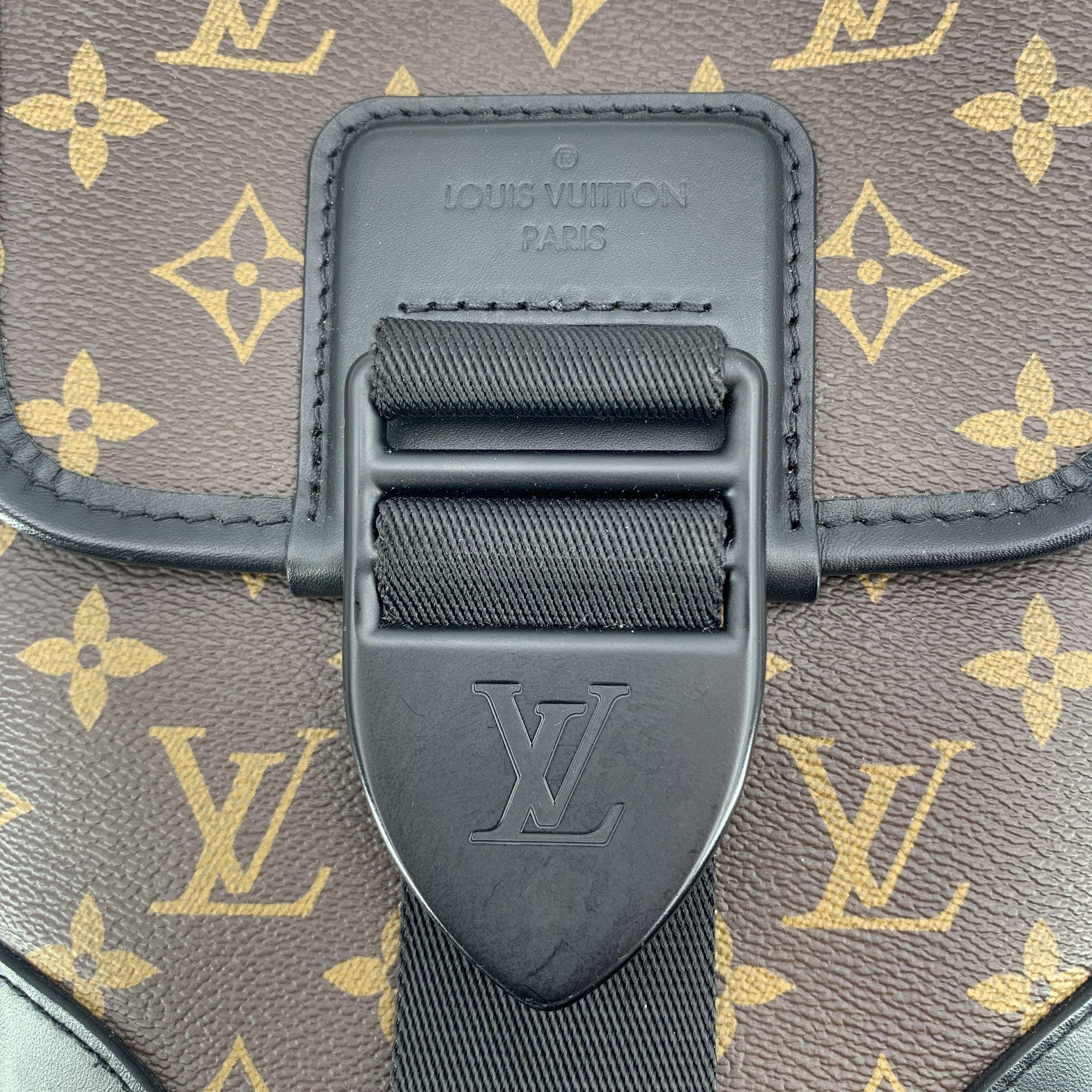 Louis Vuitton Monogram Macassar Canvas Archy PM Messenger Bag For Sale 2