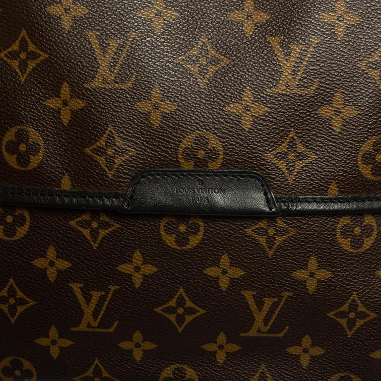 Louis Vuitton Monogram Macassar Canvas Bass MM Messenger Bag at