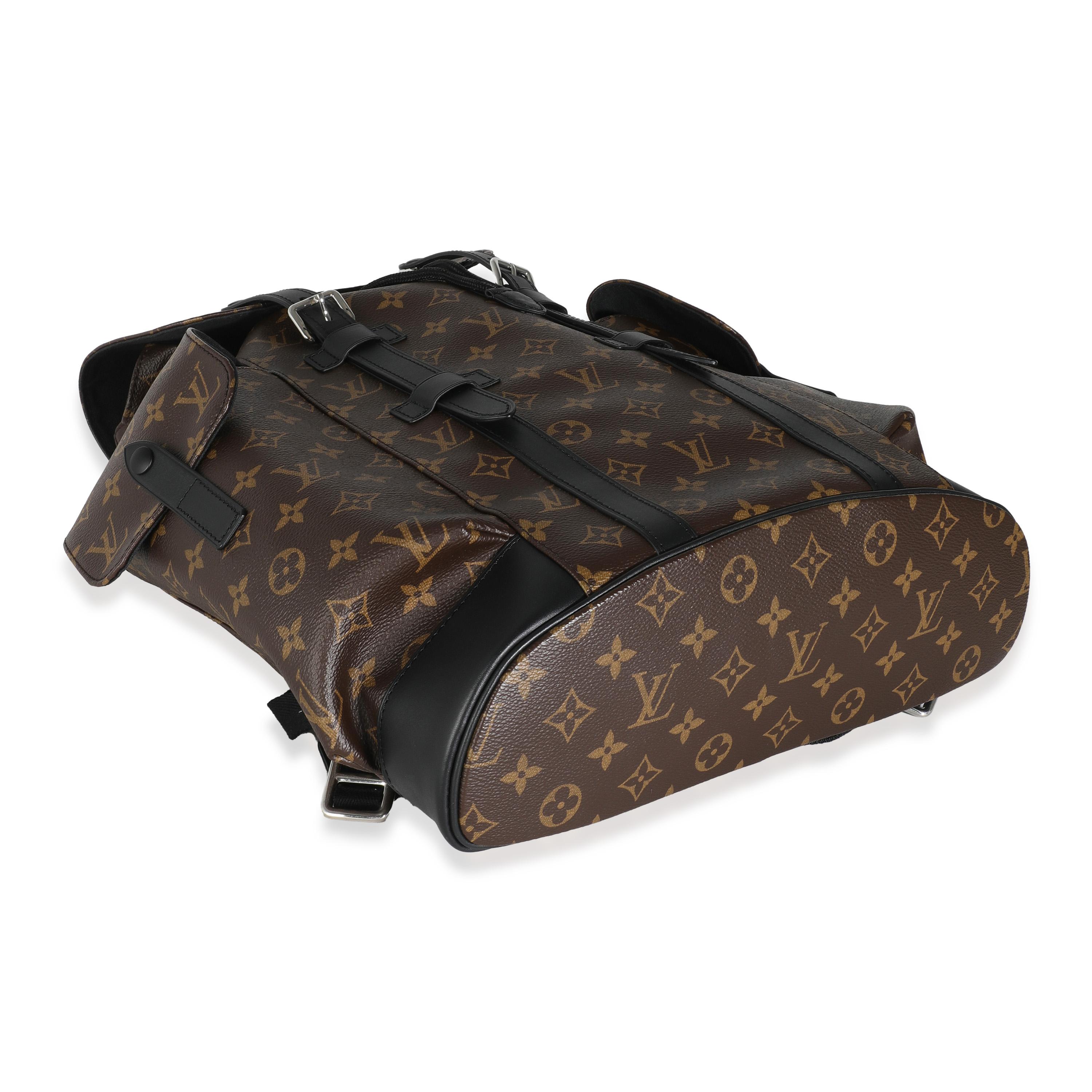 Sac à dos Christopher Louis Vuitton Monogram Macassar Canvas MM en vente 1