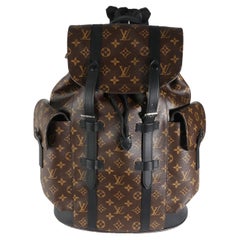Louis Vuitton Monogram Macassar Canvas Christopher Backpack MM